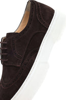 Men's Brown Suede Leather Casual Shoes | Derimod