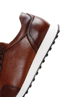 Men's Tan Leather Sneaker | Derimod