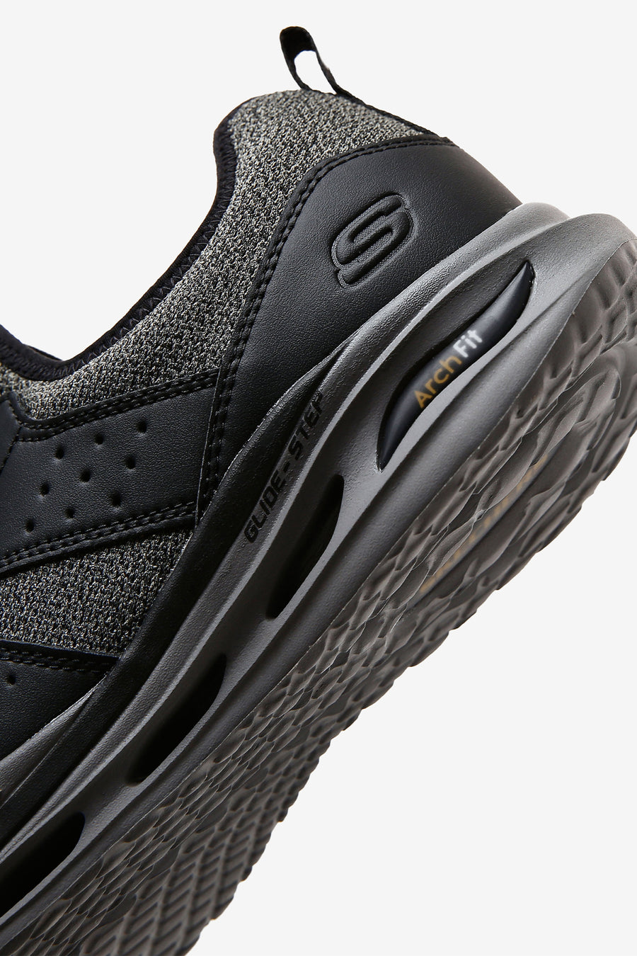 Skechers Erkek Siyah Arch Fit Orvan - Germain Sneaker