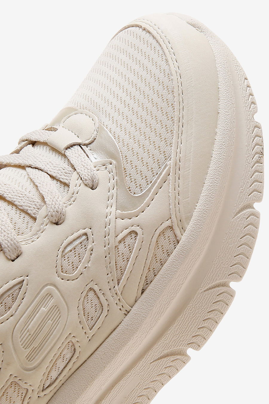 Skechers Women's White Modern D'lux Lace-up Sneaker