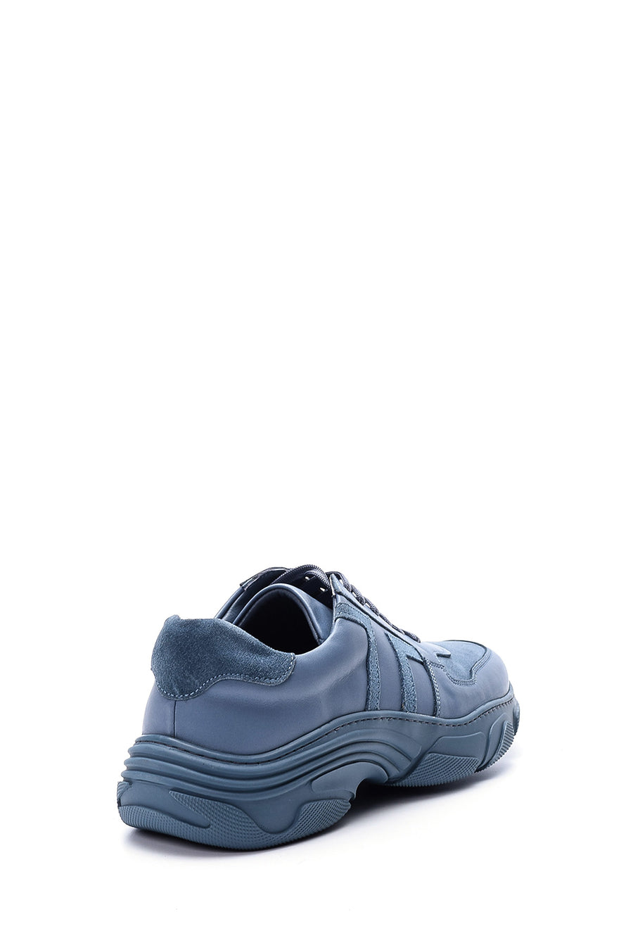 Men's Suede Detailed Leather Sneaker