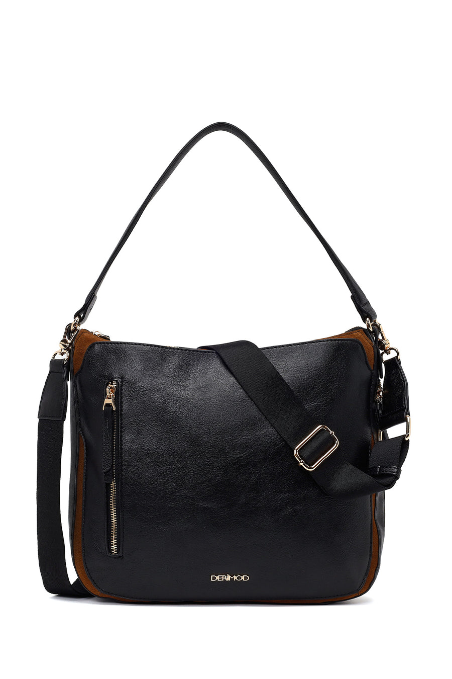 Woman Black Long-Strap Shoulder Bag WB100025KV | Derimod