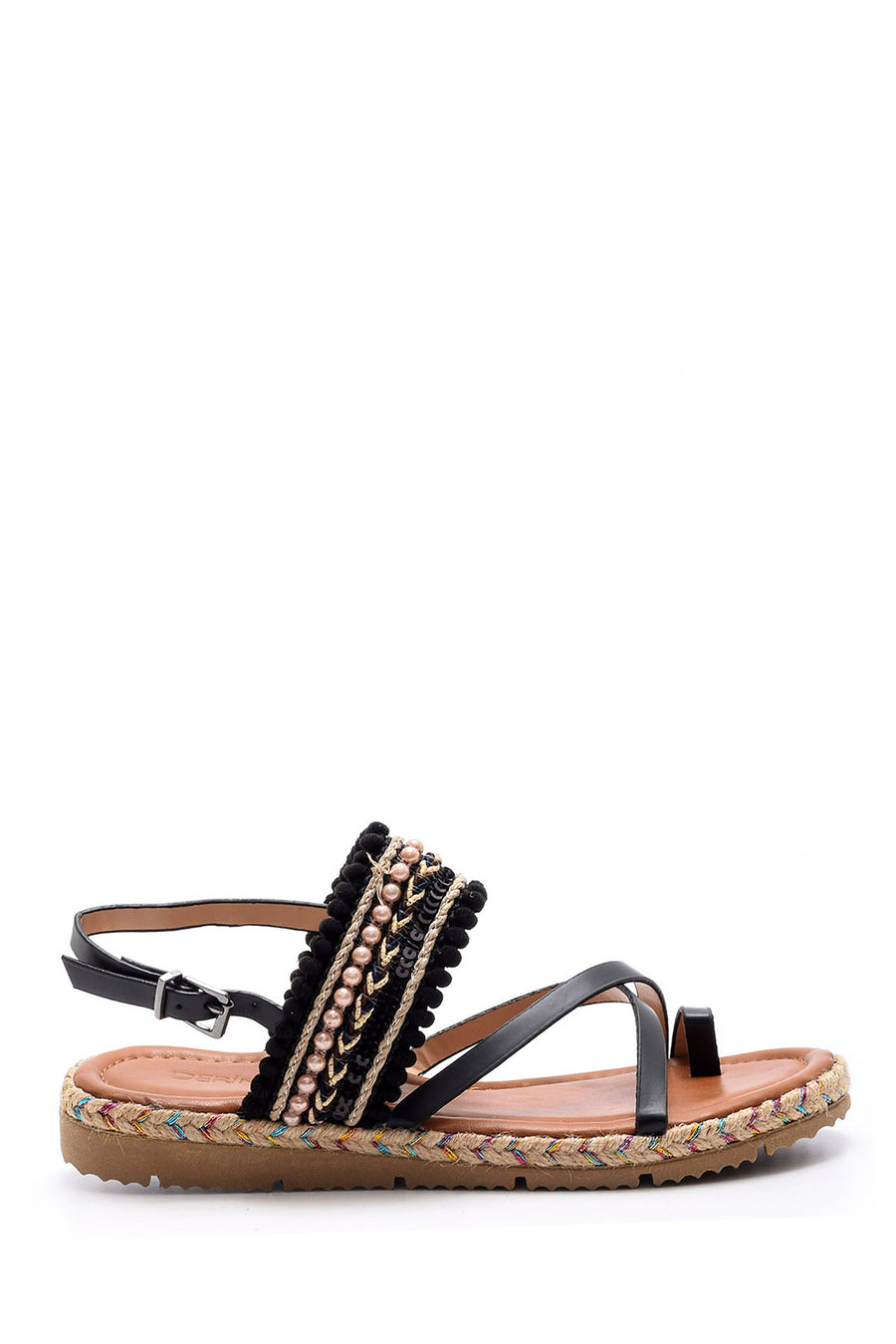 Kadın İşlemeli Sandalet 19SFE273114 | Derimod