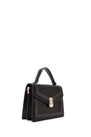 Women's Black Long Strap Printed Shoulder Bag | Derimod