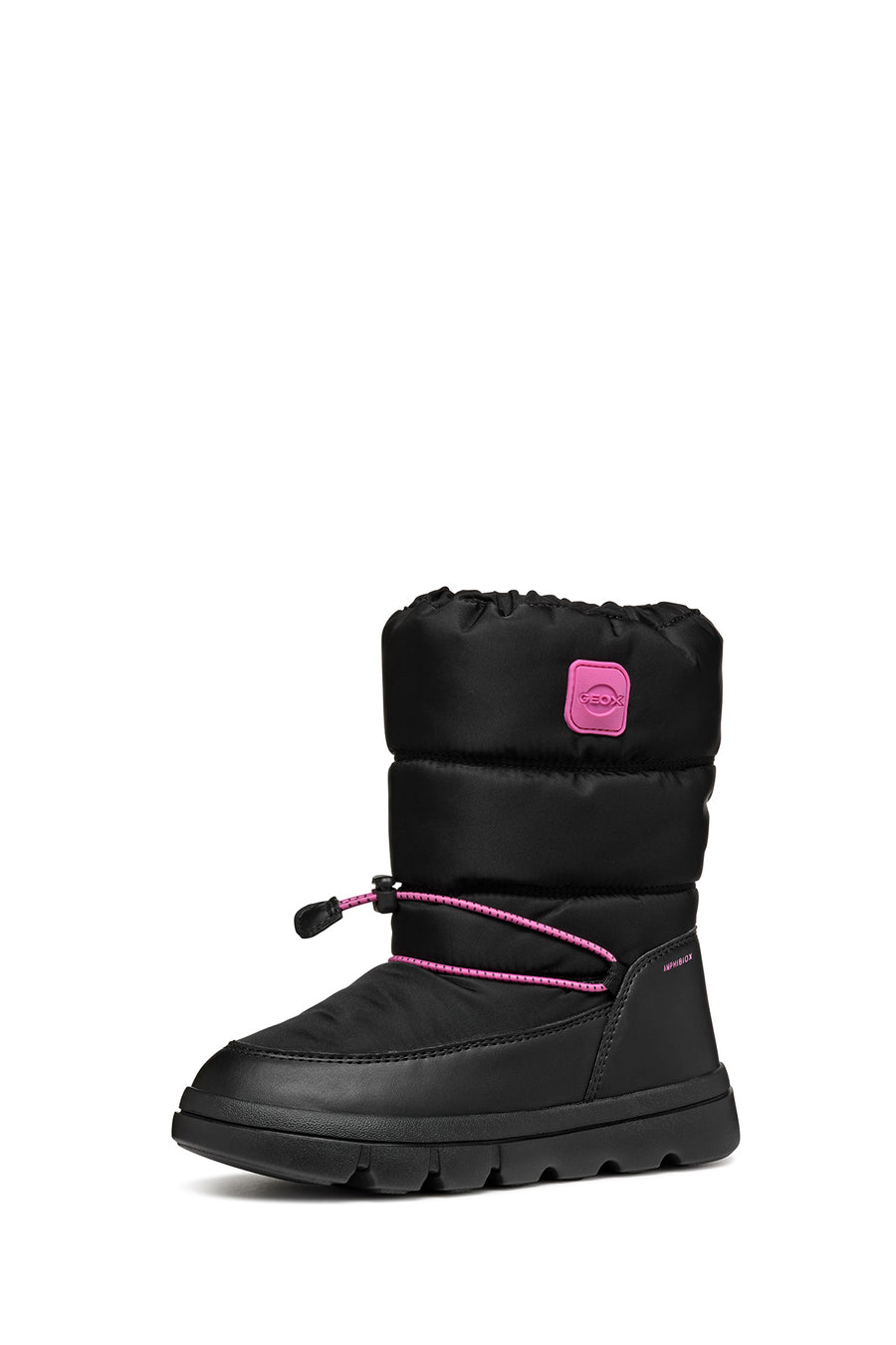 Geox Girls Black Willaboom Abx Waterproof Outdoor Boots