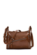 Women's Tan Long Strap Crossbody Bag | Derimod