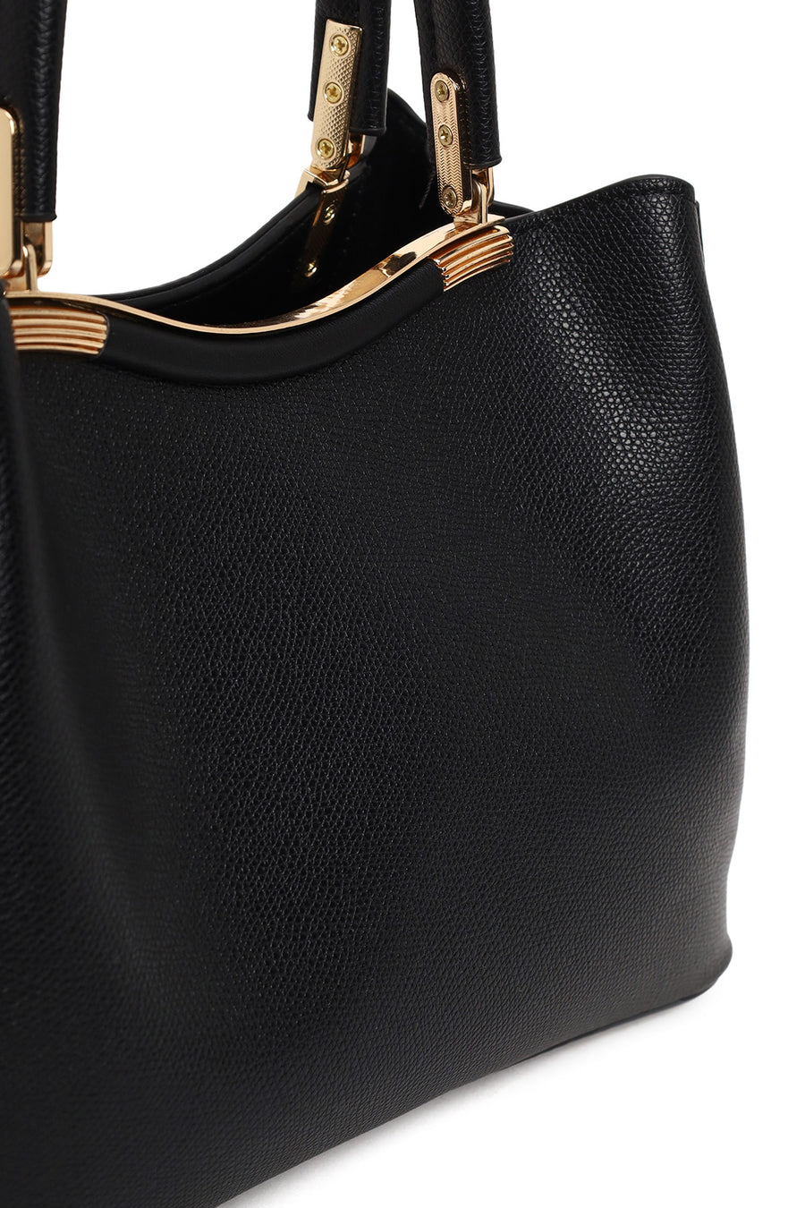 Woman Black Long-Strap Shoulder Bag