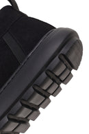 Derimod Zero Male Black Lace-Up Thick-Soled Fabric Casual Shoes | Derimod