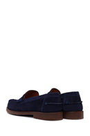 Erkek Lacivert Süet Deri Casual Loafer | Derimod