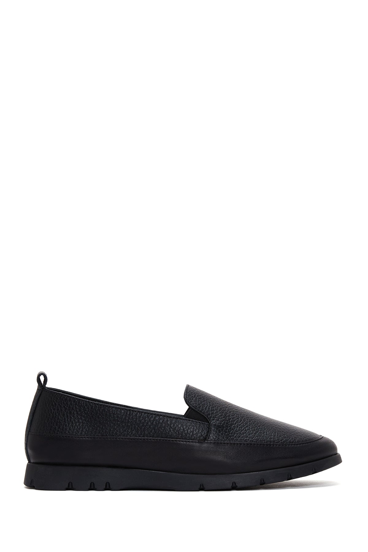 Kadın Siyah Deri Comfort Loafer 22WFD1500FT | Derimod
