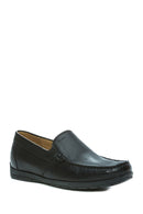 Geox Men's Black Siron W Leather Casual Loafer | Derimod