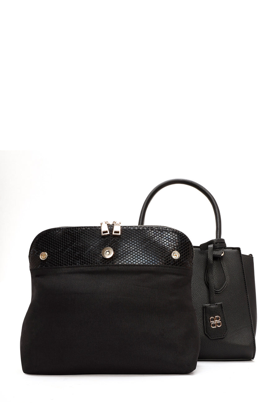 Women's Black Long Strap Shoulder Bag