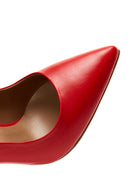 Women's Red Leather Stiletto | Derimod