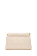 Women's Cream Quilted Shoulder Bag | Derimod