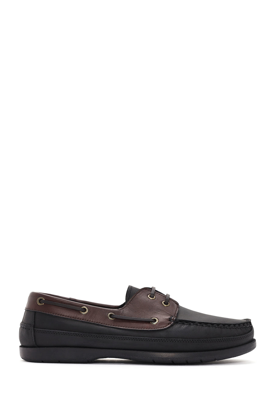 Men's Black Leather Comfort Loafer 24SFD6441M2 | Derimod