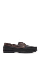 Men's Black Leather Comfort Loafer | Derimod