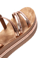 Women's Pink Ankle Strap Thick Soled Sandals | Derimod