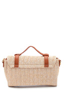 Women's Straw Detailed Crossbody Bag | Derimod