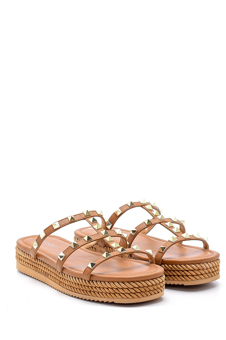Women's Studded Detailed Slippers