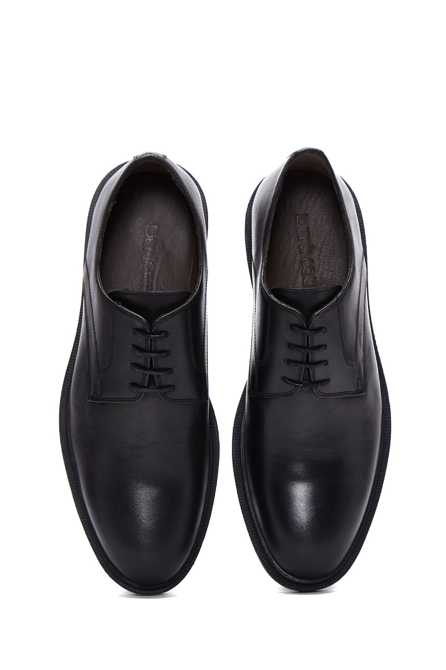 Men's Black Leather Casual Shoes