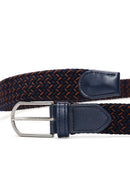 Men's Navy Blue Fabric Belt | Derimod