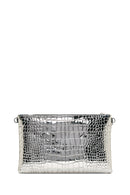 Women's Silver Portfolio Bag | Derimod