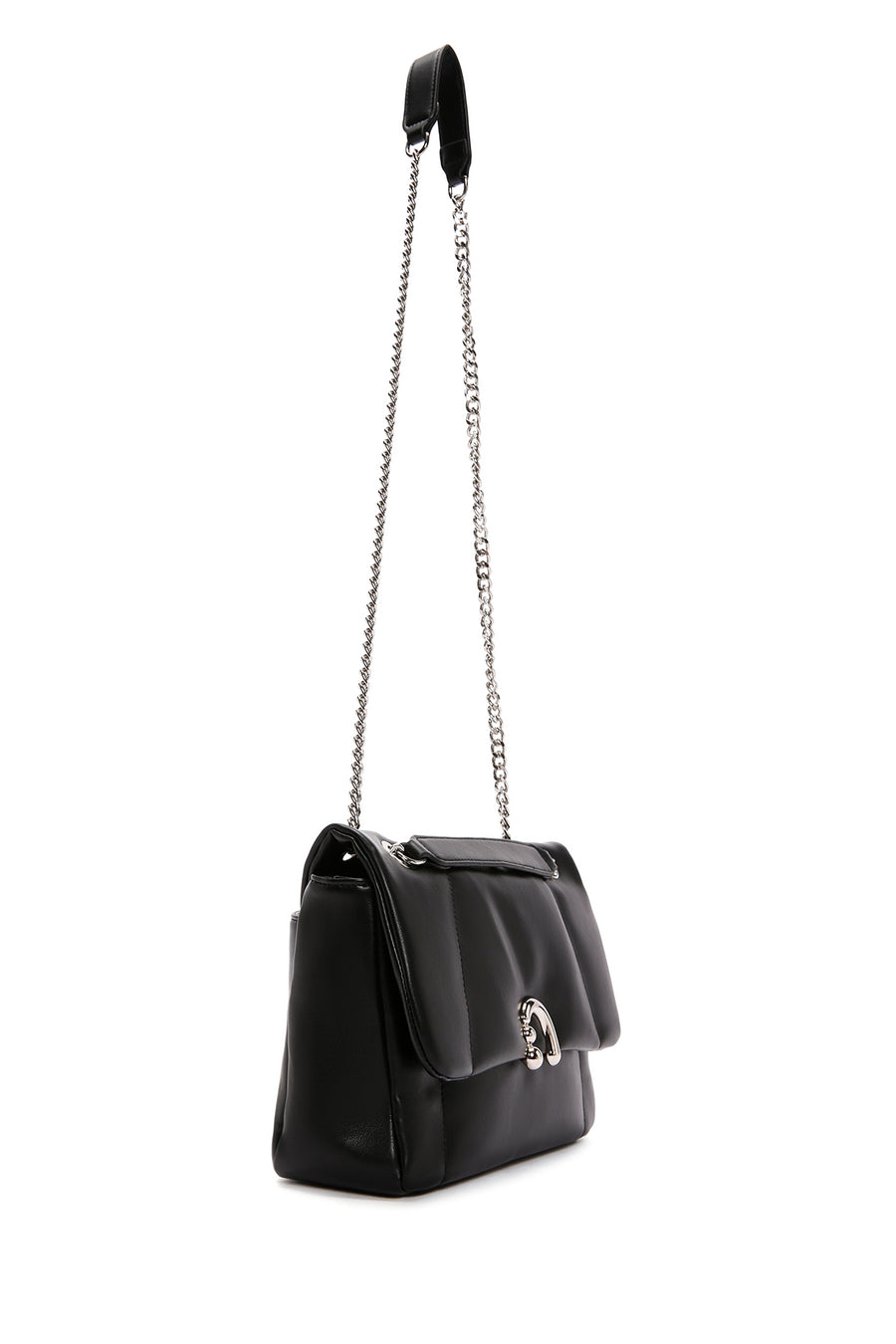 Women's Black Long Strap Shoulder Bag