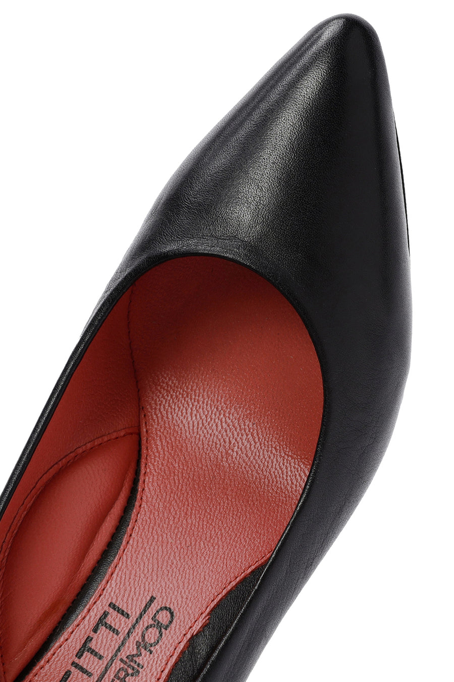 Derimod Gritti Woman Black Thick-Heeled Leather Shoes