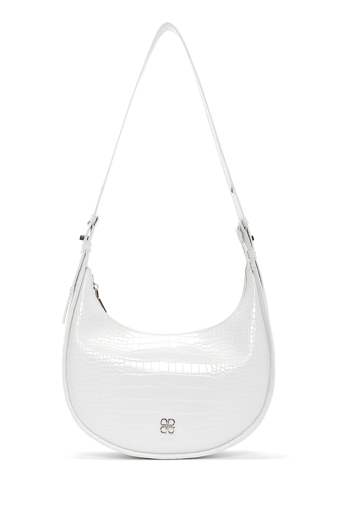 Women's White Crocodile Handbag 23WBD2824E3 | Derimod