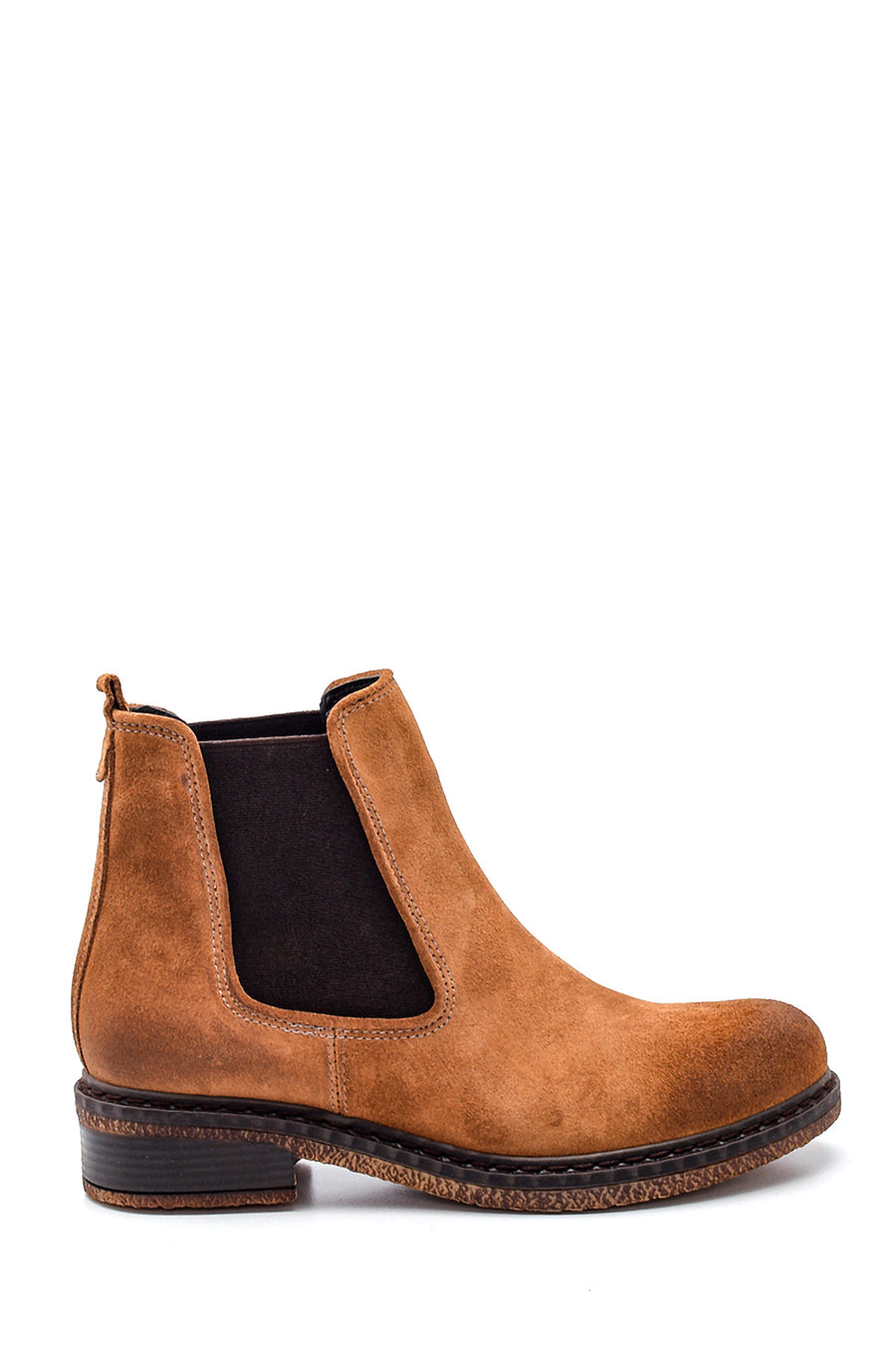 Women's Suede Leather Chelsea Boots 21WFD180610 | Derimod