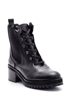 Women's Heeled Leather Boots | Derimod