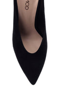 Women's Suede Heeled Slippers | Derimod