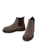 Male Mink Suede Chelsea Boots | Derimod