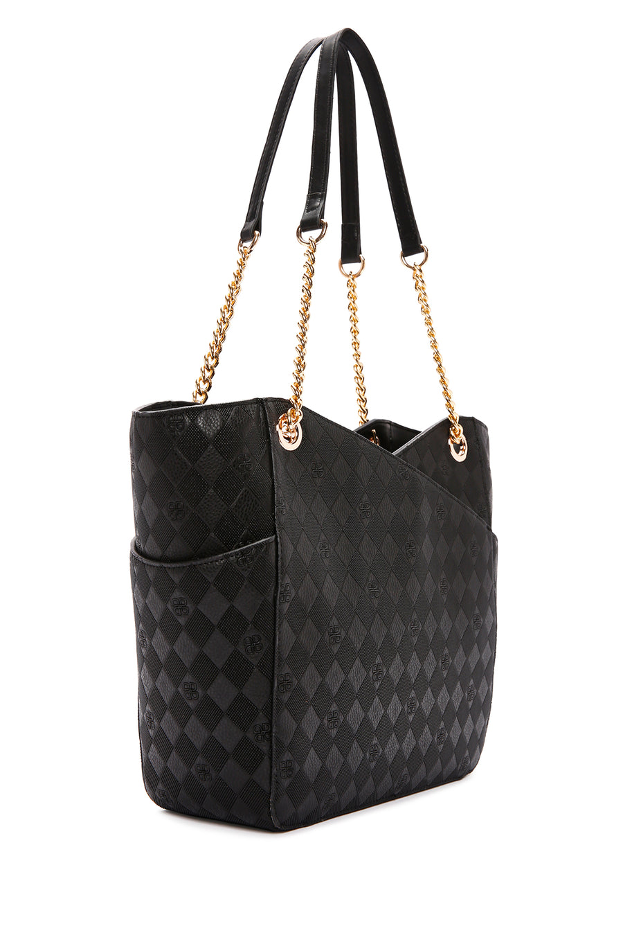 Women's Black Printed Shoulder Bag