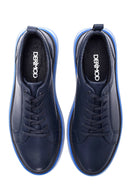 Erkek Deri Delikli Sneaker | Derimod