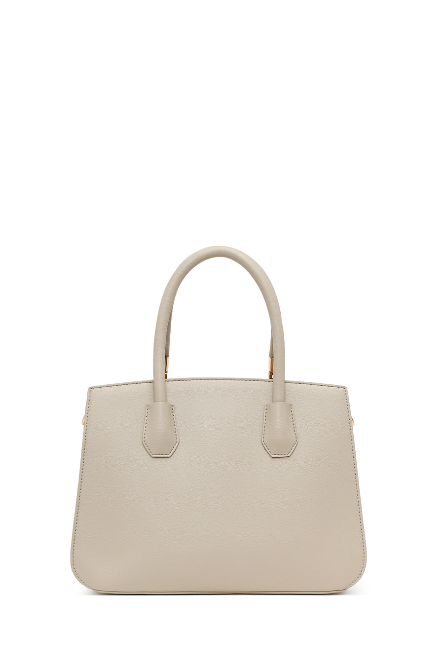 Woman Beige Long-Strap Shoulder Bag