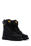 Caterpillar Women's Black Nubuck Leather Boots | Derimod