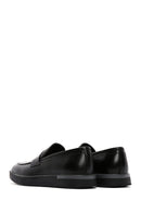 Men's Black Leather Casual Loafer | Derimod