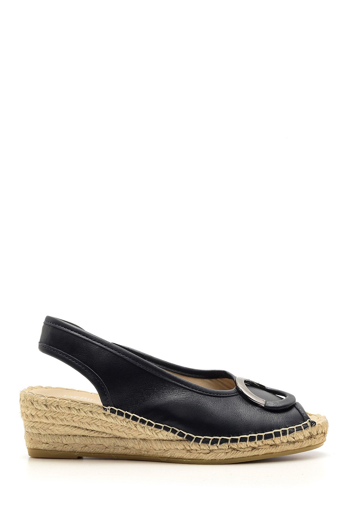 Women's Wedge Heeled Open Toe Espadrille Shoes 19SFD282218 | Derimod