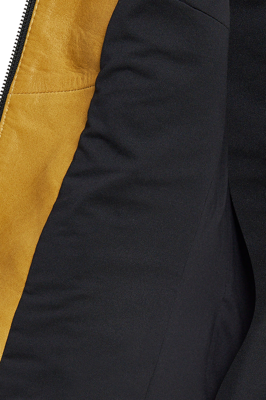 Linda Women's Yellow Short Leather Jacket