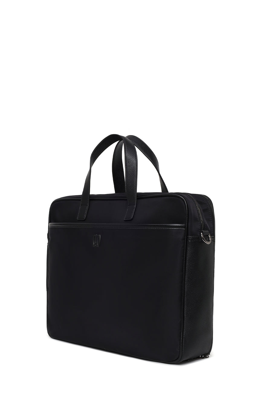 Male Black Fabric Briefcase