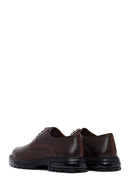 Men's Brown Lace-Up Thick-Soled Leather Casual Shoes | Derimod