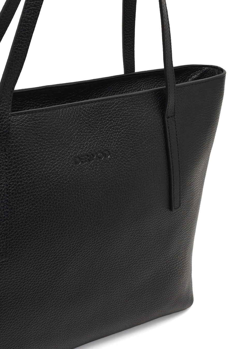 Women's Black Leather Classic Shoulder Bag