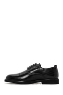 Men's Black Laced Leather Classic Shoes | Derimod