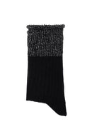 Women's Black Cotton Socks | Derimod