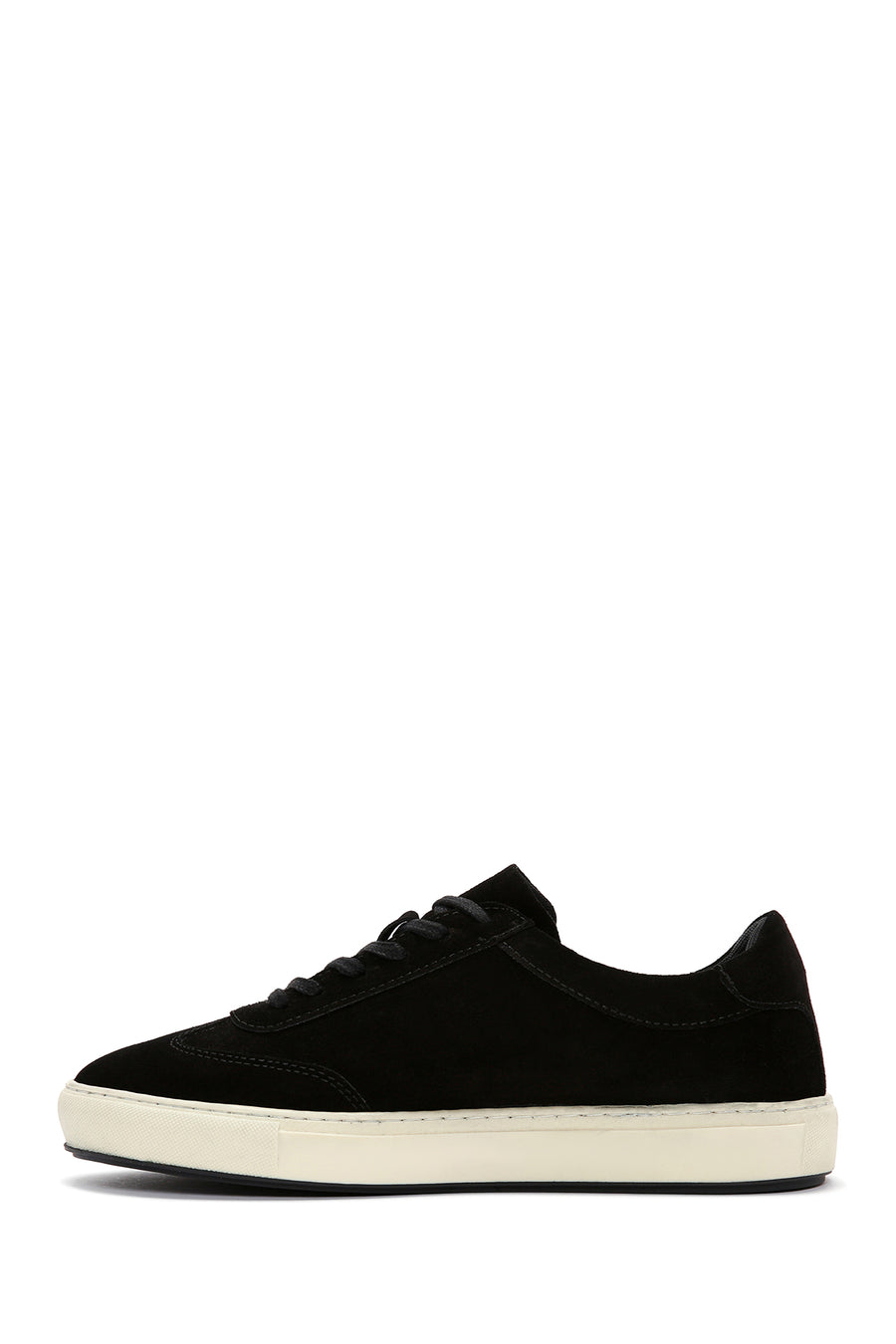 Men's Black Suede Leather Sneaker