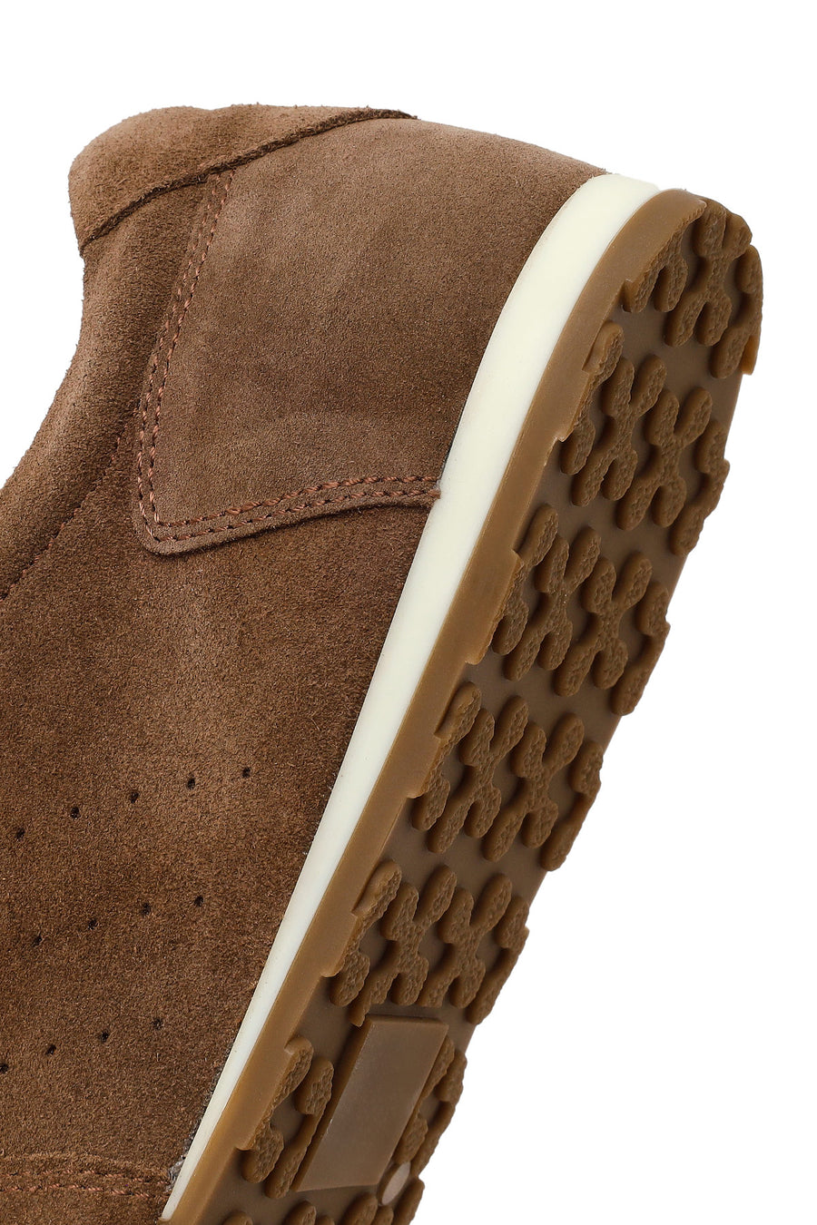 Erkek Kahverengi Bağcıklı Süet Deri Sneaker