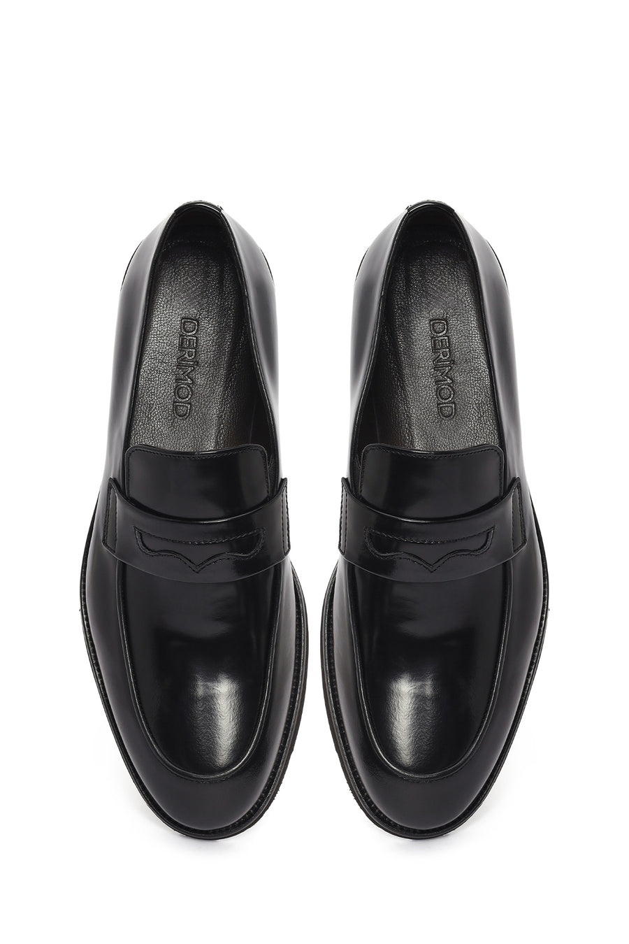 Men's Black Leather Loafer