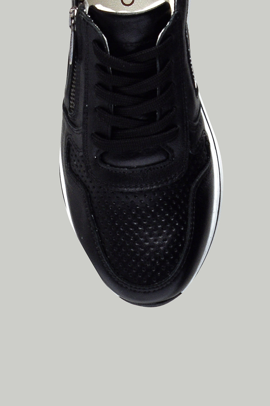 Yüksek Topuklu Kadın Deri Sneaker