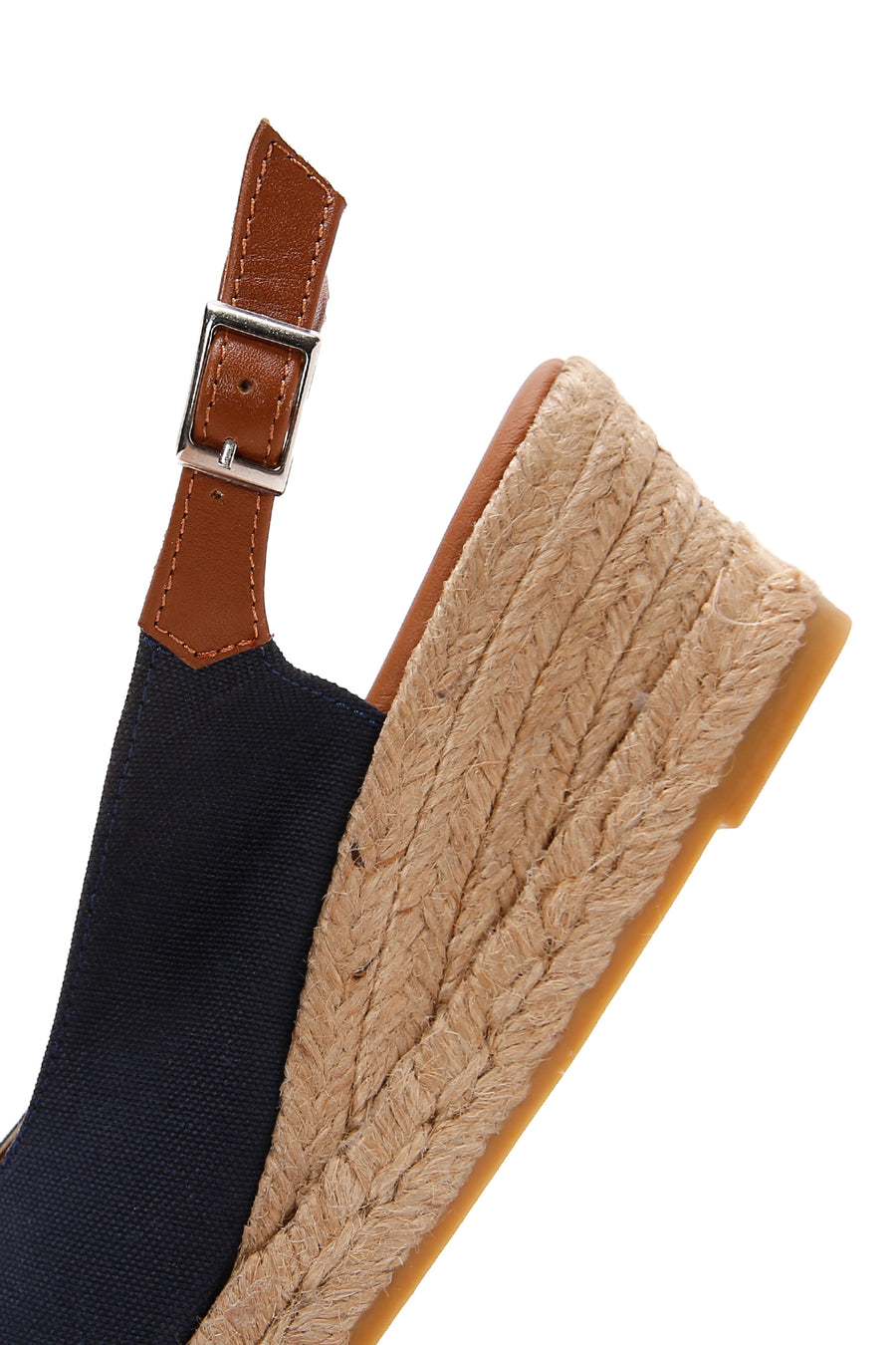 Kadın Lacivert Dolgu Topuk Espadril